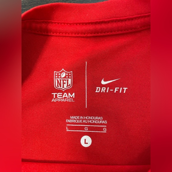Buffalo Bills NFL Red Nike Dri Fit Athletic Shirt Mens Large - Picture 3 of 5